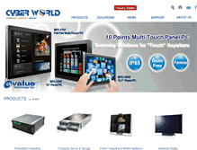 Tablet Screenshot of cyberworld.hk